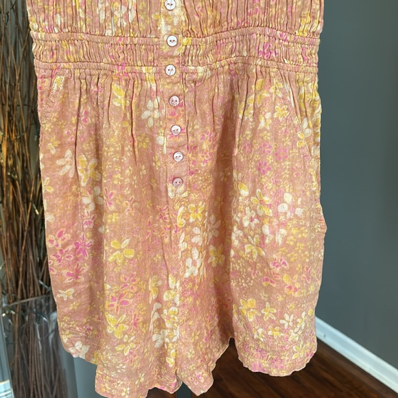Free People FP One Sammi Floral Romper with adjustable straps. Small NWOT - Picture 8 of 17
